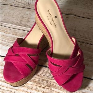 Kate Spade Pink Wedge